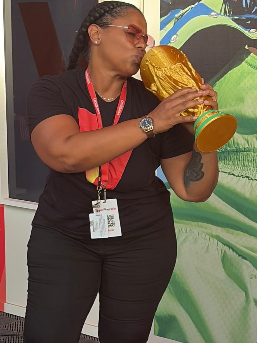 Bria at a brand activation